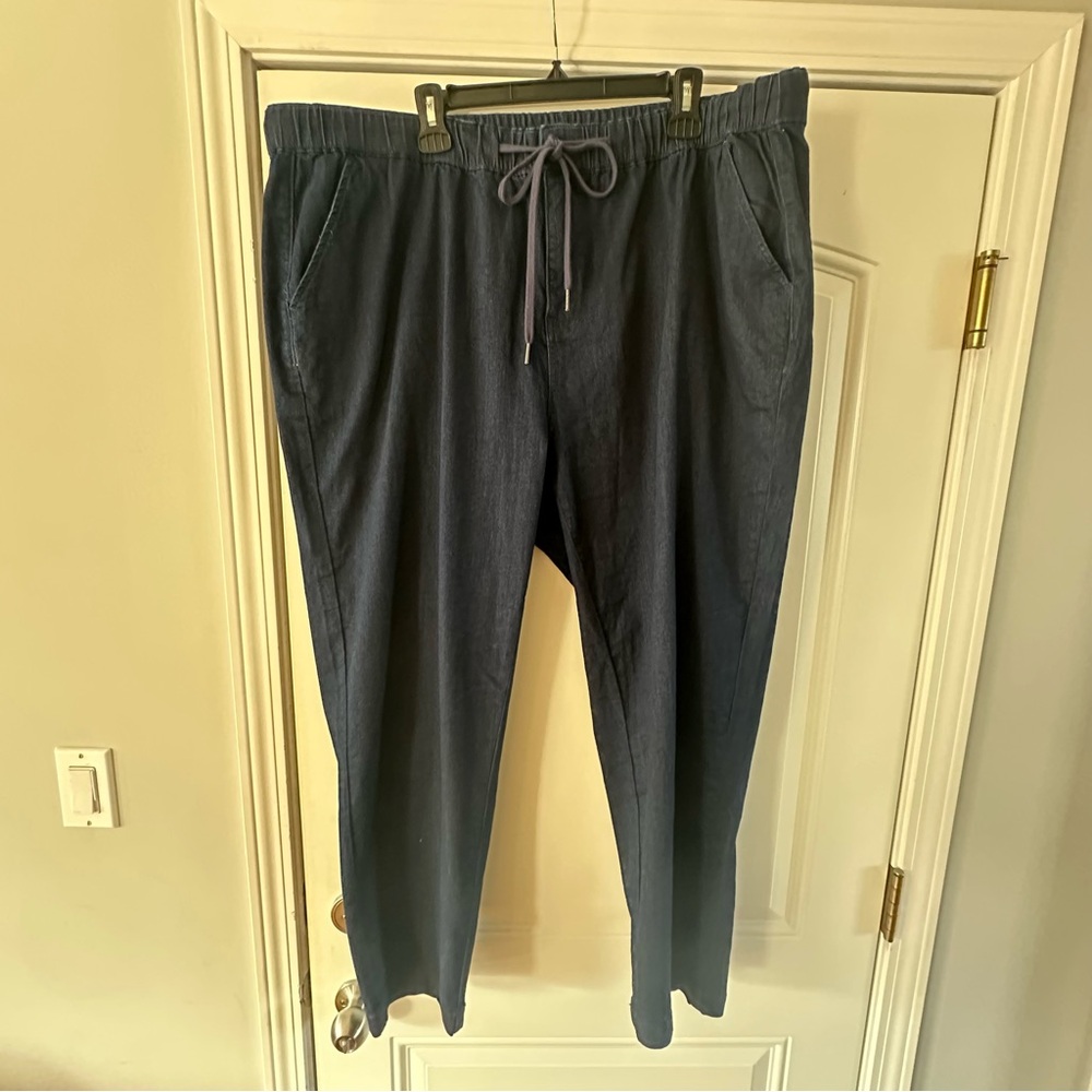 Universal Standard Elastic and Tie Waist Jeans